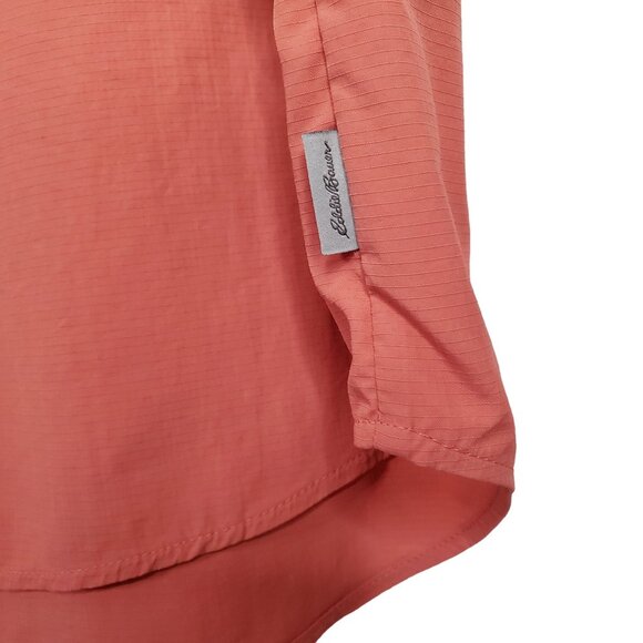 Eddie Bauer Womens Size XL Shirt Shacket Travex Roll Tab Vented Outdoorsy Sports - Picture 7 of 8